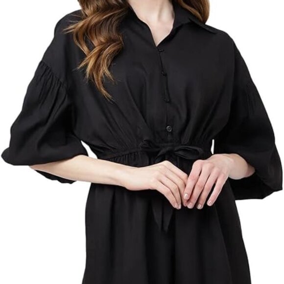 NWT Ms Lavish London Tie Waist Romper - Picture 4 of 5